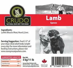 Crudo Natural Raw Diet for Dogs