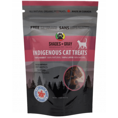Shades of Gray Indigenous Cat Treats Rabbit