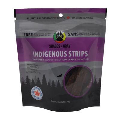 Shades of Gray Rabbit Indigenous Strips
