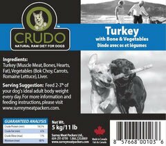 Crudo Natural Raw Diet for Dogs